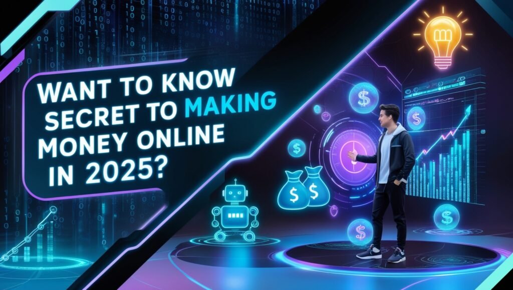 Want to know secret to making money online in 2025?